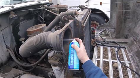 how much ether to start diesel skid steer|diesel engine ether spray.